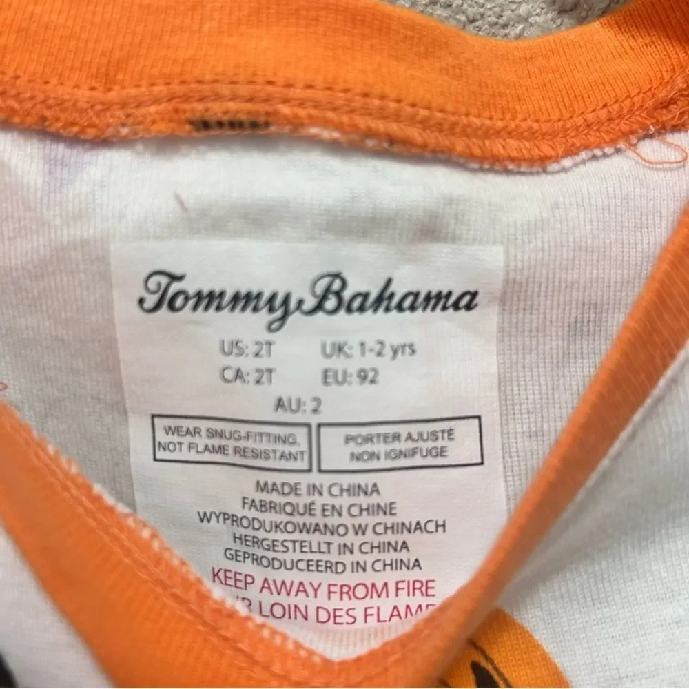 Tommy Bahama Halloween Themed Pajama Set NWT 2T